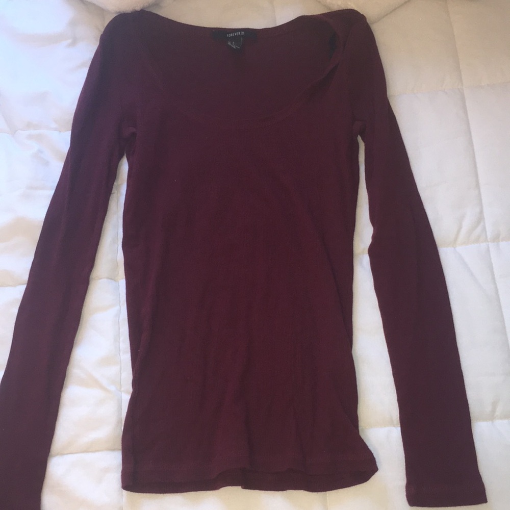 Maroon long sleeve
